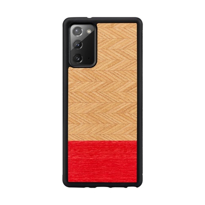  MAN&WOOD case for Galaxy Note 20 herringbone azalea black