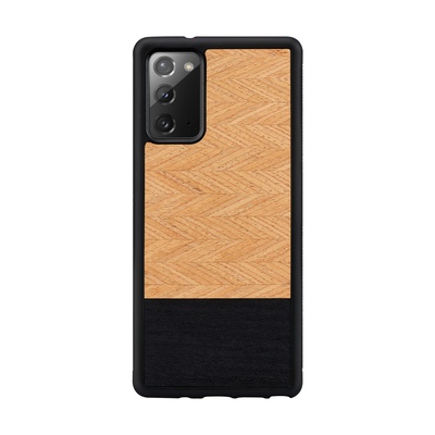  MAN&WOOD case for Galaxy Note 20 herringbone nero black