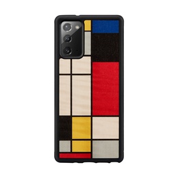  MAN&WOOD case for Galaxy Note 20 mondrian wood black