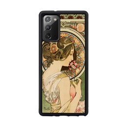  MAN&WOOD case for Galaxy Note 20 primrose black