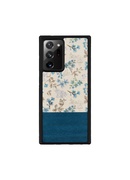  MAN&WOOD case for Galaxy Note 20 Ultra blue flower black