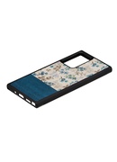  MAN&WOOD case for Galaxy Note 20 Ultra blue flower black Hover