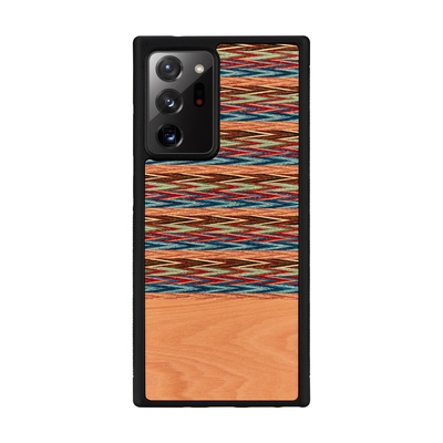  MAN&WOOD case for Galaxy Note 20 Ultra browny check black
