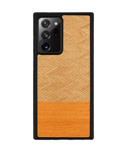 MAN&WOOD case for Galaxy Note 20 Ultra herringbone arancia black  Hover