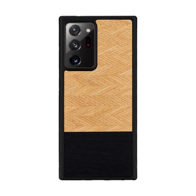  MAN&WOOD case for Galaxy Note 20 Ultra herringbone nero black