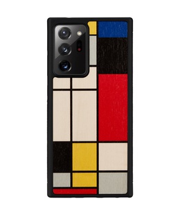  MAN&WOOD case for Galaxy Note 20 Ultra mondrian wood black  Hover