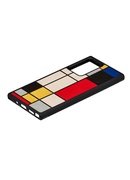  MAN&WOOD case for Galaxy Note 20 Ultra mondrian wood black Hover