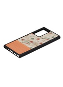  MAN&WOOD case for Galaxy Note 20 Ultra pink flower black Hover
