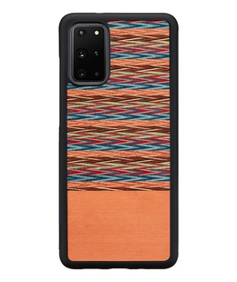  MAN&WOOD case for Galaxy S20+ browny check black  Hover