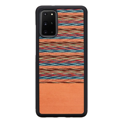  MAN&WOOD case for Galaxy S20+ browny check black