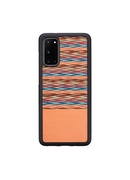  MAN&WOOD case for Galaxy S20 browny check black
