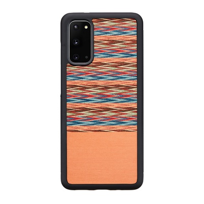  MAN&WOOD case for Galaxy S20 browny check black