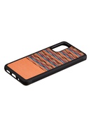  MAN&WOOD case for Galaxy S20 browny check black Hover