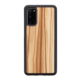  MAN&WOOD case for Galaxy S20 cappuccino black