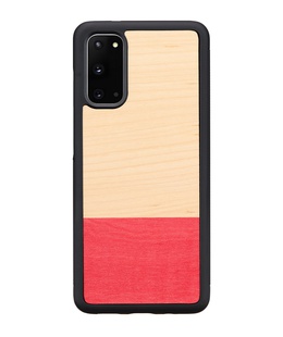  MAN&WOOD case for Galaxy S20 miss match black  Hover