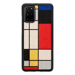  MAN&WOOD case for Galaxy S20+ mondrian wood black