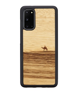  MAN&WOOD case for Galaxy S20 terra black  Hover