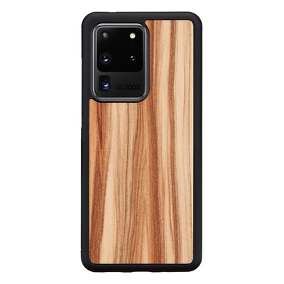  MAN&WOOD case for Galaxy S20 Ultra cappuccino black