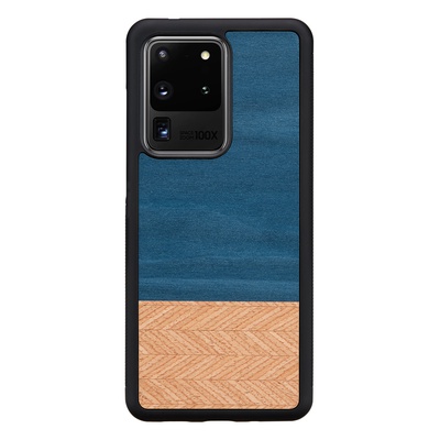  MAN&WOOD case for Galaxy S20 Ultra denim black