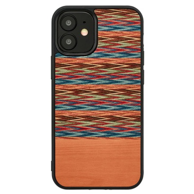  MAN&WOOD case for iPhone 12 mini browny check black