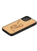  MAN&WOOD case for iPhone 12 mini cat with red fish Hover