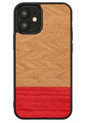  MAN&WOOD case for iPhone 12 mini herringbone azalea black