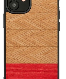  MAN&WOOD case for iPhone 12 mini herringbone azalea black  Hover