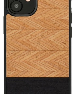  MAN&WOOD case for iPhone 12 mini herringbone nero black  Hover