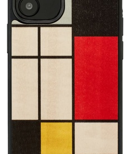  MAN&WOOD case for iPhone 12 mini mondrian wood black  Hover