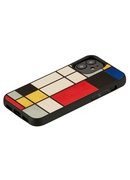  MAN&WOOD case for iPhone 12 mini mondrian wood black Hover