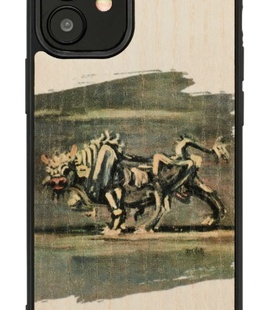  MAN&WOOD case for iPhone 12 mini white bull  Hover