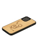  MAN&WOOD case for iPhone 12 Pro Max cat with red fish Hover