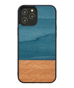 MAN&WOOD case for iPhone 12 Pro Max denim black  Hover