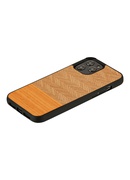 MAN&WOOD case for iPhone 12 Pro Max herringbone arancia black Hover