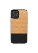  MAN&WOOD case for iPhone 12 Pro Max herringbone nero black
