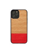  MAN&WOOD case for iPhone 12/12 Pro herringbone azalea black