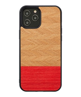  MAN&WOOD case for iPhone 12/12 Pro herringbone azalea black  Hover