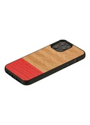  MAN&WOOD case for iPhone 12/12 Pro herringbone azalea black Hover
