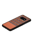  MAN&WOOD SmartPhone case Galaxy S10e browny check black Hover