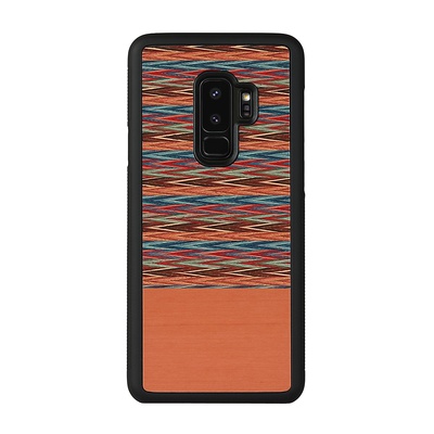  MAN&WOOD SmartPhone case Galaxy S9 Plus browny check black