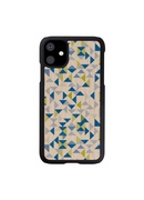  MAN&WOOD SmartPhone case iPhone 11 blue triangle black