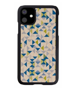 MAN&WOOD SmartPhone case iPhone 11 blue triangle black  Hover