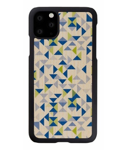  MAN&WOOD SmartPhone case iPhone 11 Pro Max blue triangle black  Hover