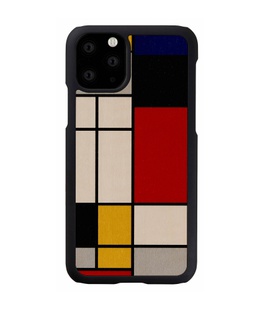 MAN&WOOD SmartPhone case iPhone 11 Pro mondrian wood black  Hover