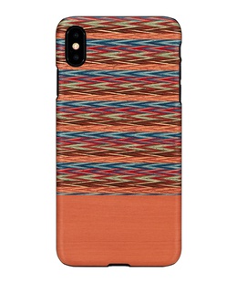  MAN&WOOD SmartPhone case iPhone X/XS browny check black  Hover