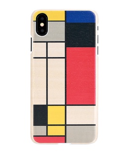  MAN&WOOD SmartPhone case iPhone X/XS modrian wood white  Hover
