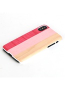  MAN&WOOD SmartPhone case iPhone X/XS pink pie white Hover