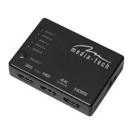  Media-Tech MT5207 5xHDMI switch 4K