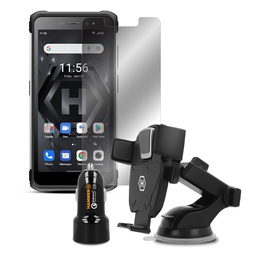 Telefons MyPhone Hammer Iron 4 Dual silver Extreme pack