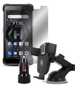 Telefons MyPhone Hammer Iron 4 Dual silver Extreme pack  Hover